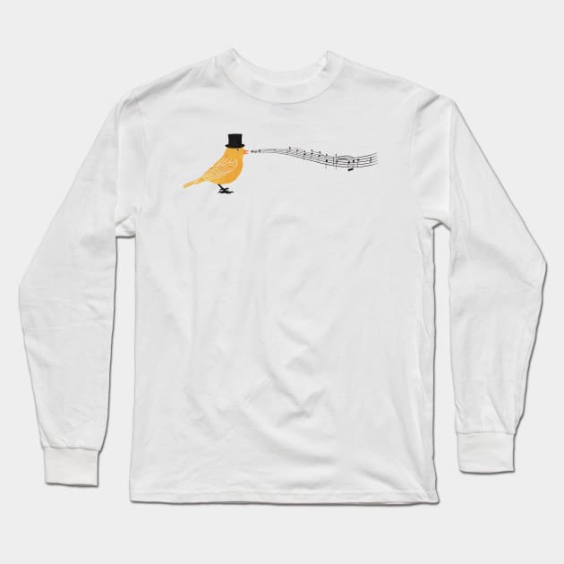 Classical Canary Long Sleeve T-Shirt by Terry Fan